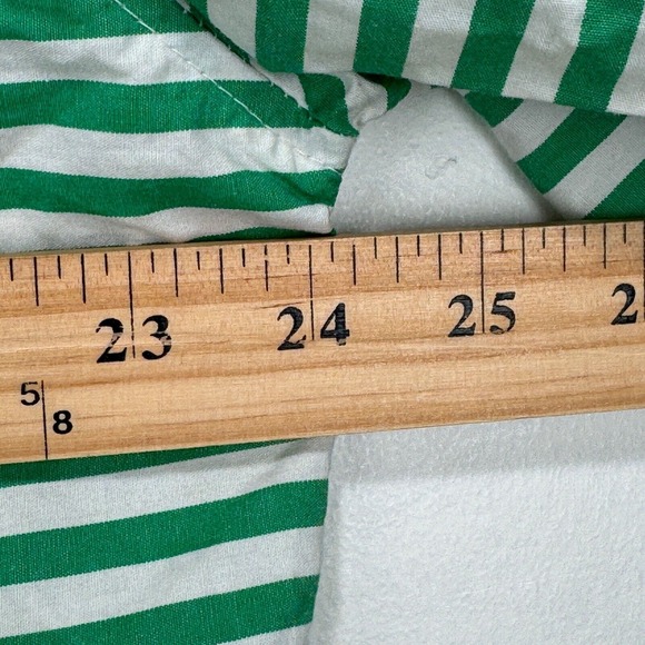 Panhandle Slim Rough Stock Western Shirt Men Large Green White Denim Collar - Picture 9 of 10